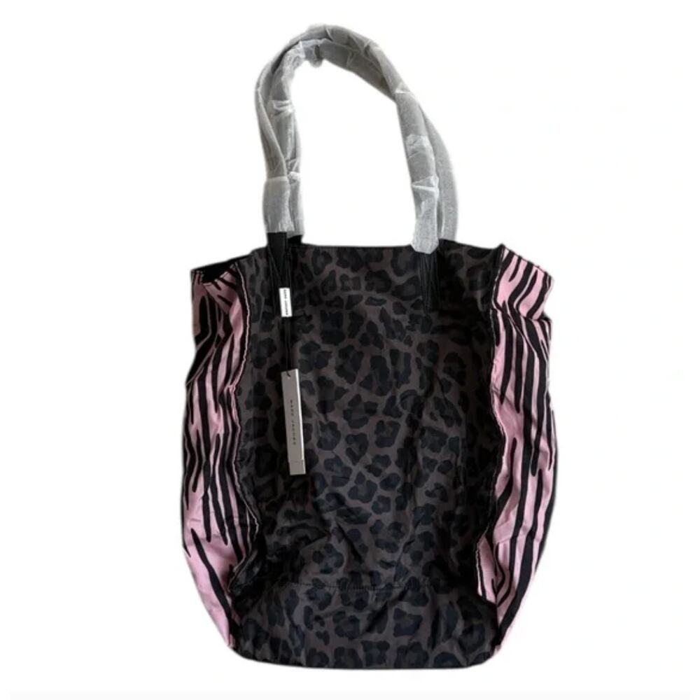 NWT Marc Jacobs Pink & Black Leopard Print Purse